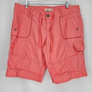 Vintage L.E.I Ashley Trouble Cargo Shorts Womens‎ Junior 15 Pink Utility Y2K